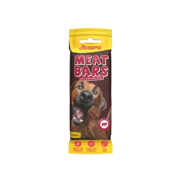 Josera Beef Meat Bars Dog Treats, 2 Bars, Sugar & Grain Free