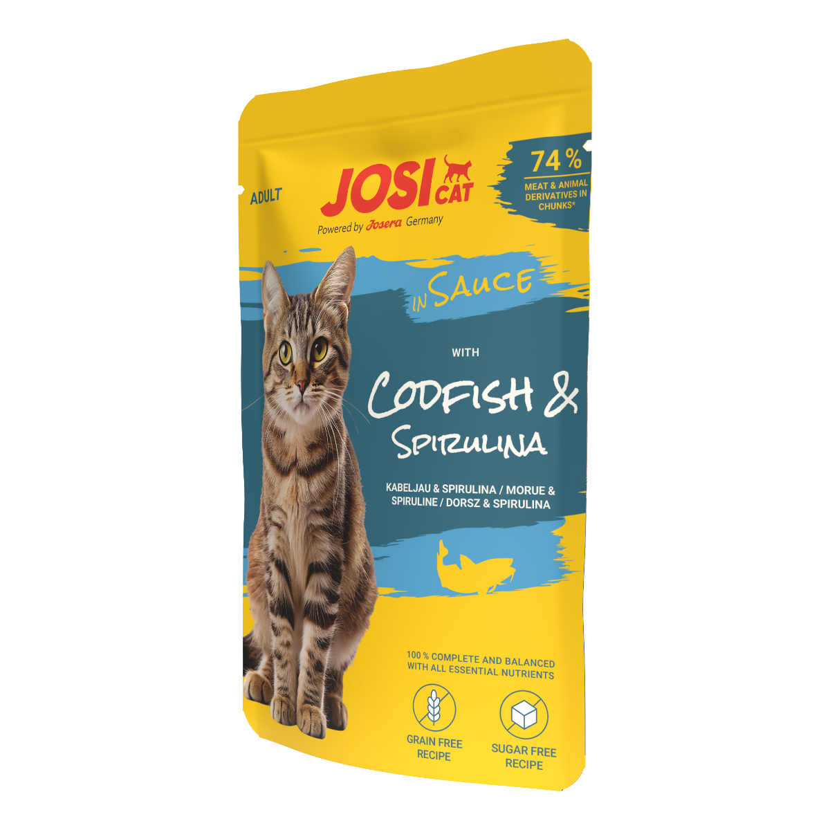 JosiCat with Codfish in Sauce