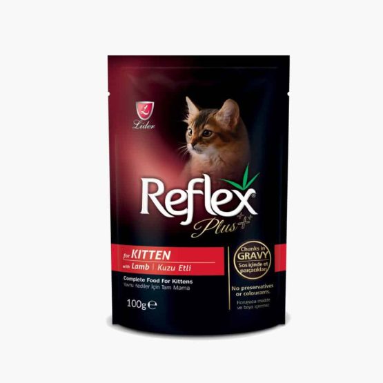 Reflex Plus Pouch Kitten Food (Lamb)