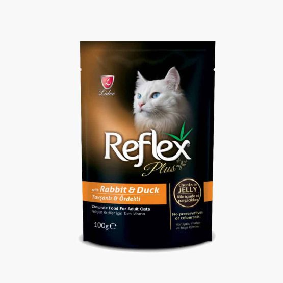 Reflex Plus Pouch Cat Food (Rabbit & Duck)
