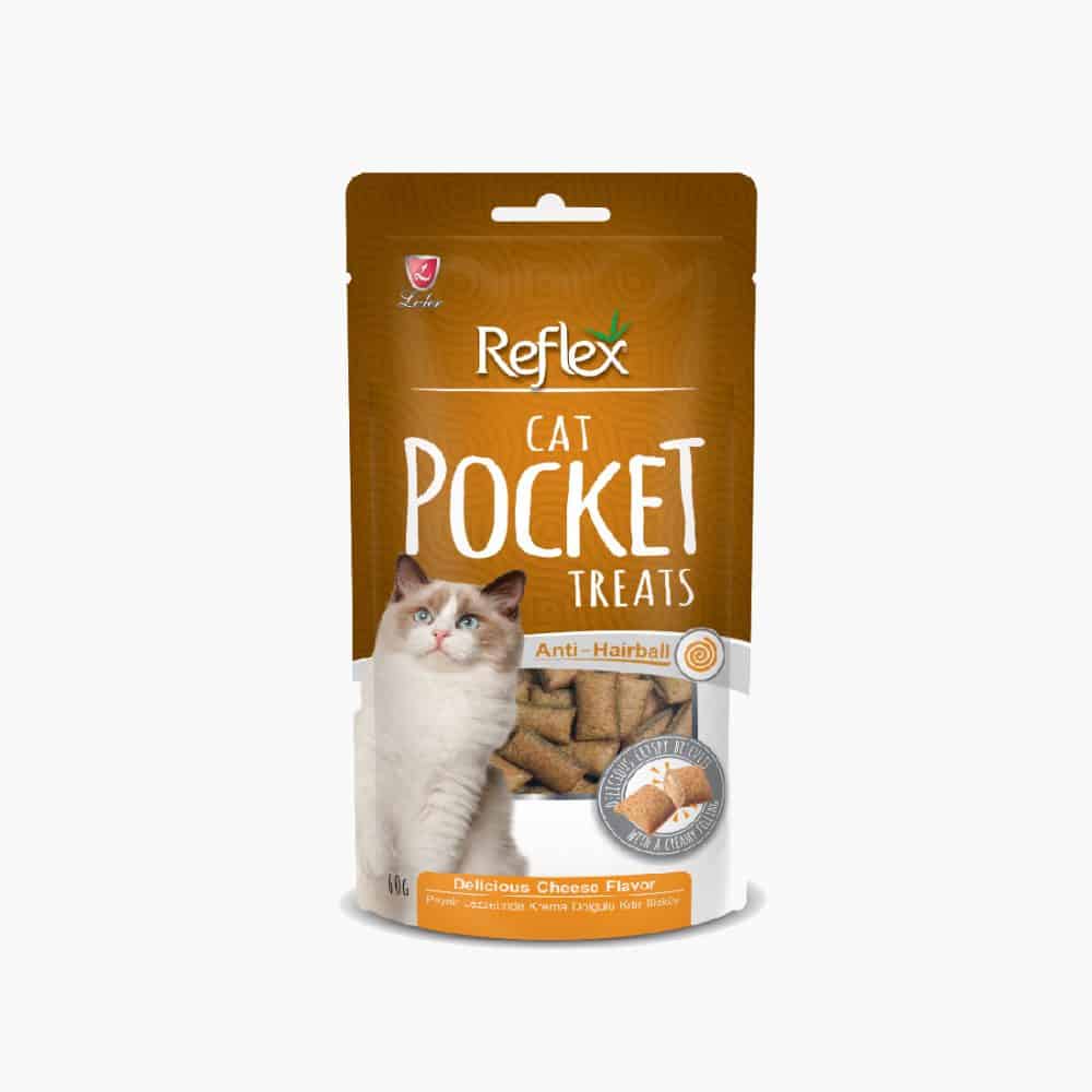 Reflex Cat Pocket Treats AntiHairball (Cheese) for sale in Kenya