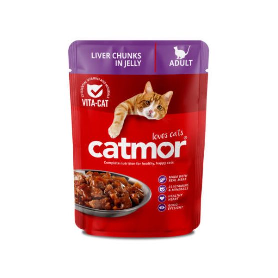 Catmor Adult Liver Chunks in Jelly