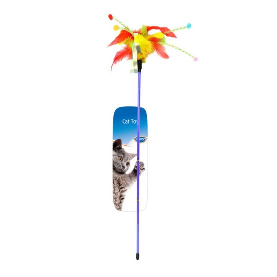 Duvo+ Assortment Playing Rod with Feathers Cat Toy