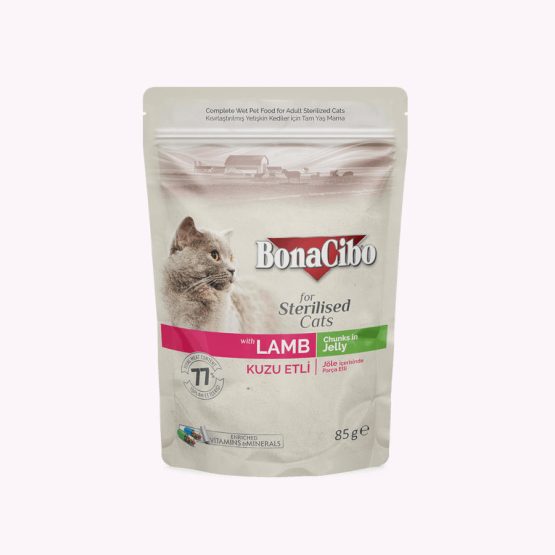Bonacibo Lamb in Jelly Wet Adult Cat Food