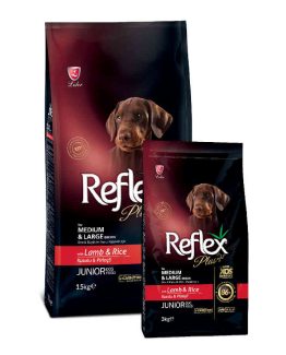 Reflex Plus Medium/Large Breed Junior Dog food (Lamb & Rice)