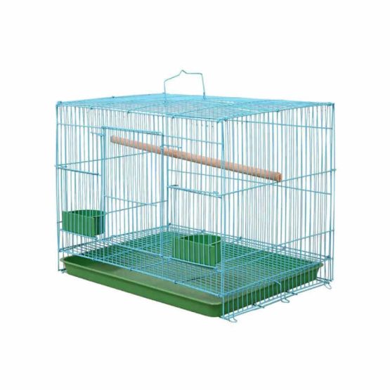 Bird Cage with Wooden Stand
