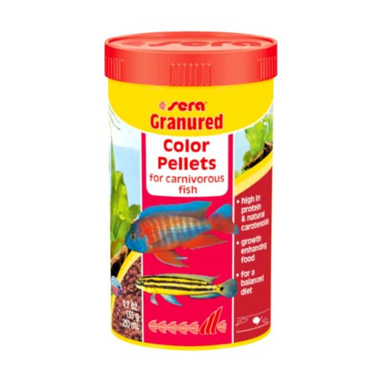 Sera Granured color pellets for carnivorous fish