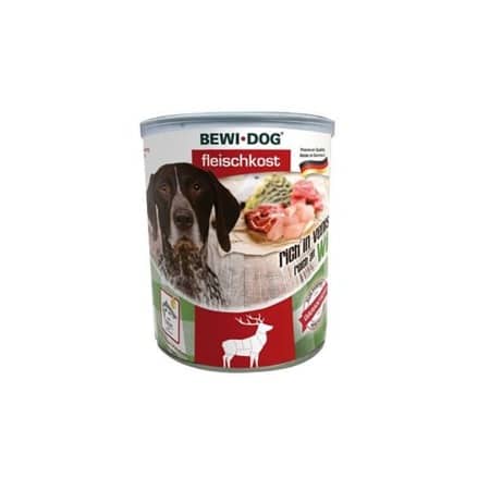 Bewi Dog Canned Wet Dog Food Rich in Venison