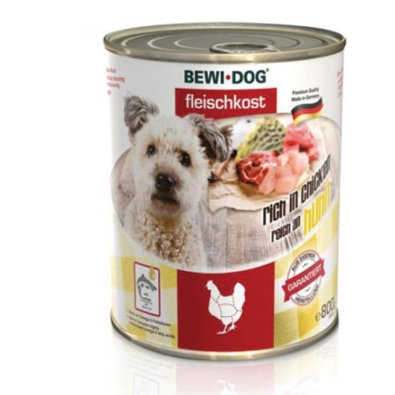 Bewi Dog rich in chicken canned dog wet food