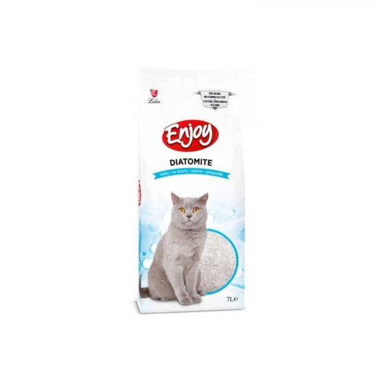 Enjoy Diatomite Non Clumping Cat Litter – (Unscented) 7L