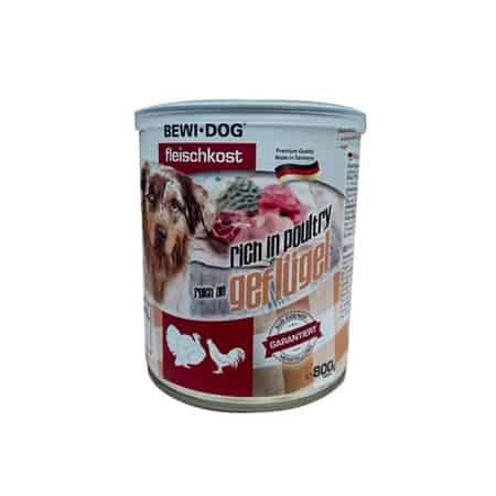 Bewi Dog Canned Wet Dog Food Rich in Poultry
